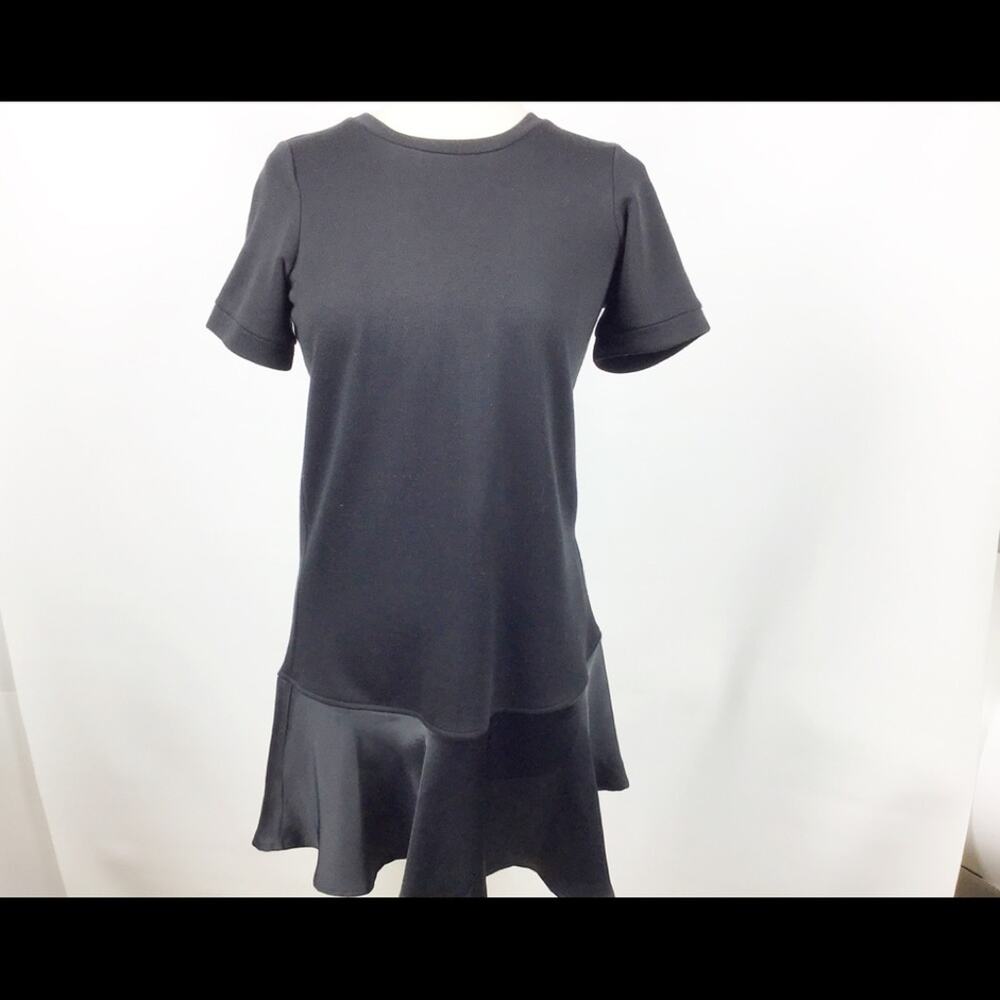 CHELSEA 28 KNIT TOP RUFFLED HEM OFFICE DRESS
